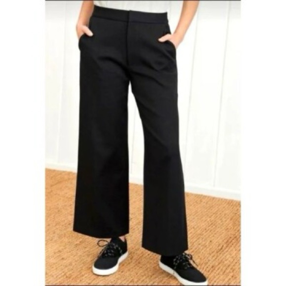 NWOT Jenni Kayne Wide Leg Cotton Twill High Waist Classic Trouser - Size 4